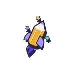 Rocket Pencil SVG Icon